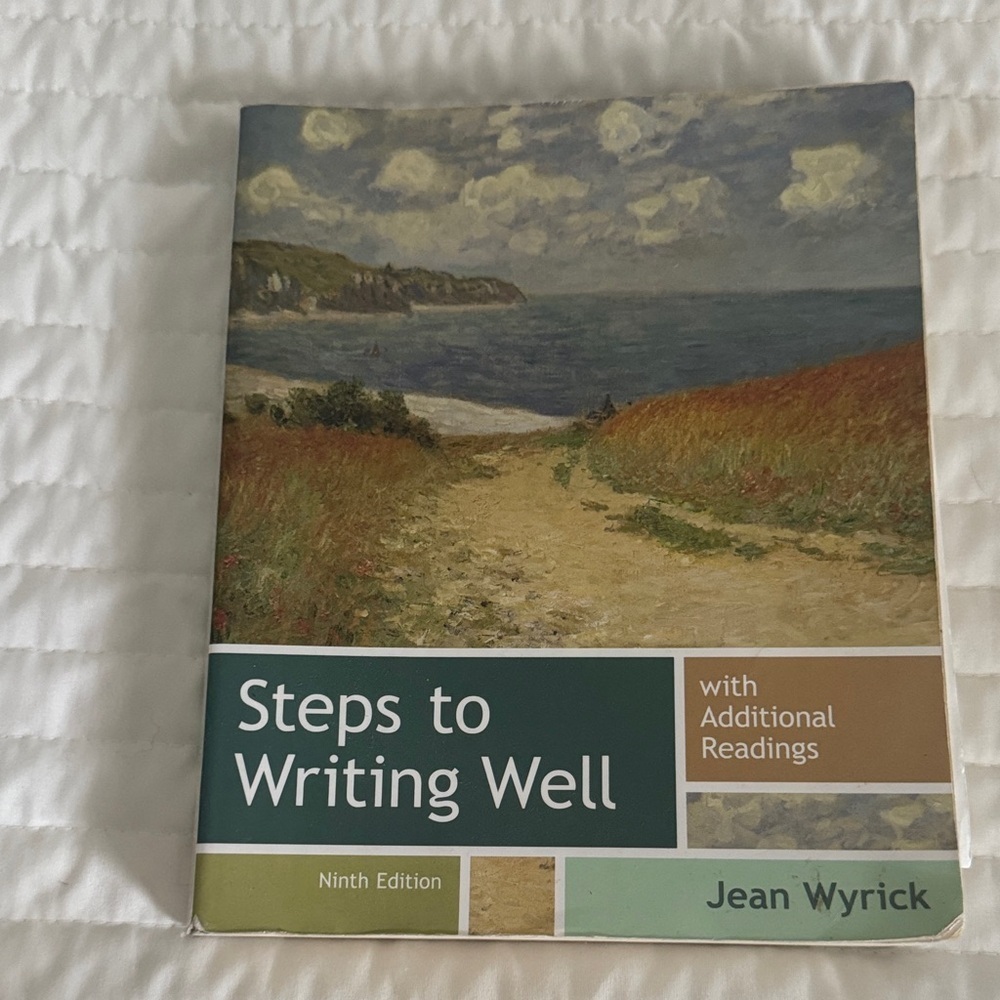 Steps to Writing Well book